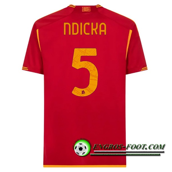 Maillot de Foot As Rome (NDICKA #5) 2023/2024 Domicile