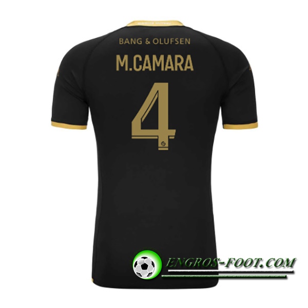Maillot de Foot AS Monaco (M.CAMARA #4) 2023/2024 Exterieur