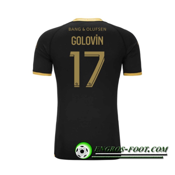 Maillot de Foot AS Monaco (GOLOVIN #17) 2023/2024 Exterieur