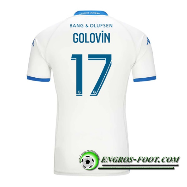 Maillot de Foot AS Monaco (GOLOVIN #17) 2023/2024 Third