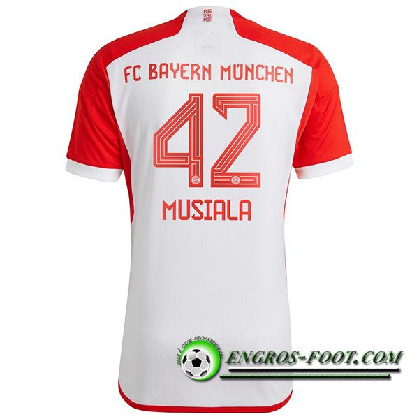 Maillot de Foot Bayern Munich (MUSIALA #42) 2023/2024 Domicile