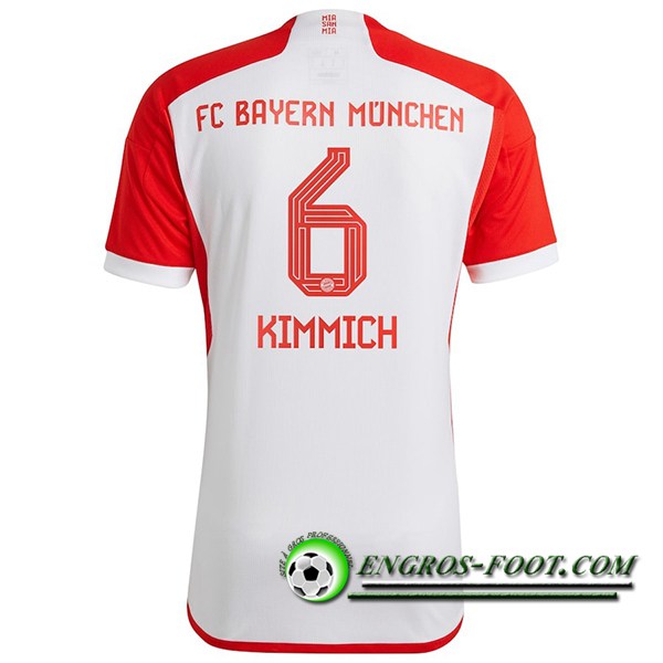 Maillot de Foot Bayern Munich (KIMMICH #6) 2023/2024 Domicile