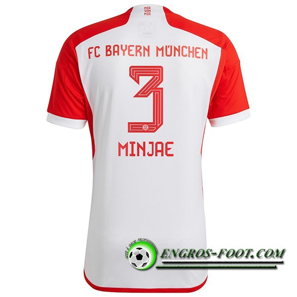 Maillot de Foot Bayern Munich (MINJAE #3) 2023/2024 Domicile