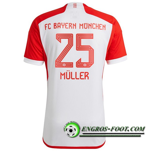 Maillot de Foot Bayern Munich (MÜLLER #25) 2023/2024 Domicile