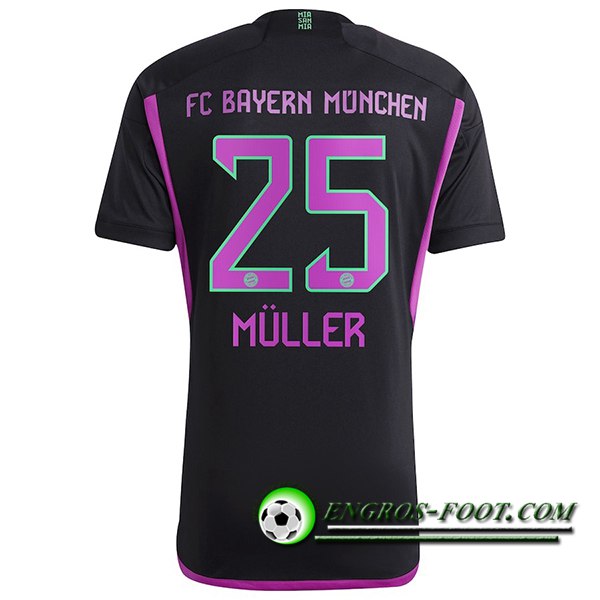 Maillot de Foot Bayern Munich (MÜLLER #25) 2023/2024 Exterieur