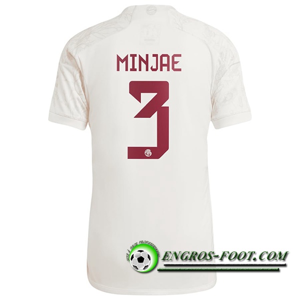 Maillot de Foot Bayern Munich (MINJAE #3) 2023/2024 Third