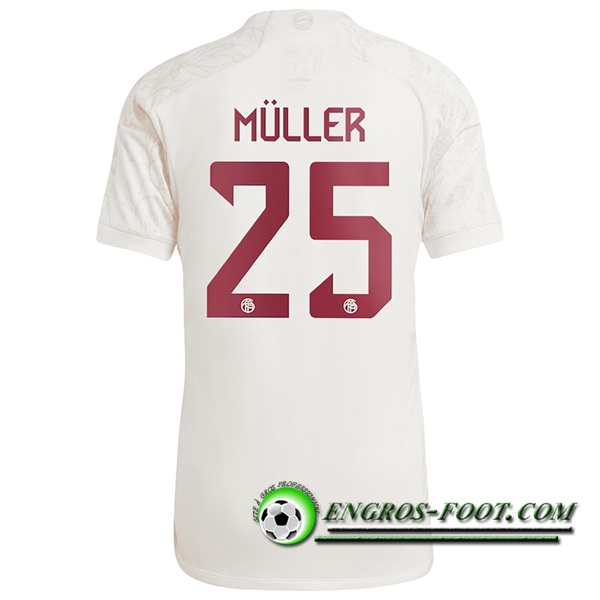 Maillot de Foot Bayern Munich (MÜLLER #25) 2023/2024 Third