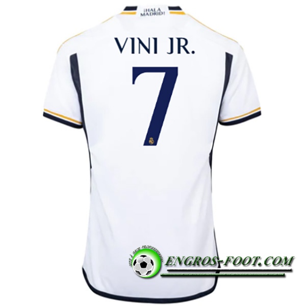 Maillot de Foot Real Madrid (VINI JR. #7) 2023/2024 Domicile