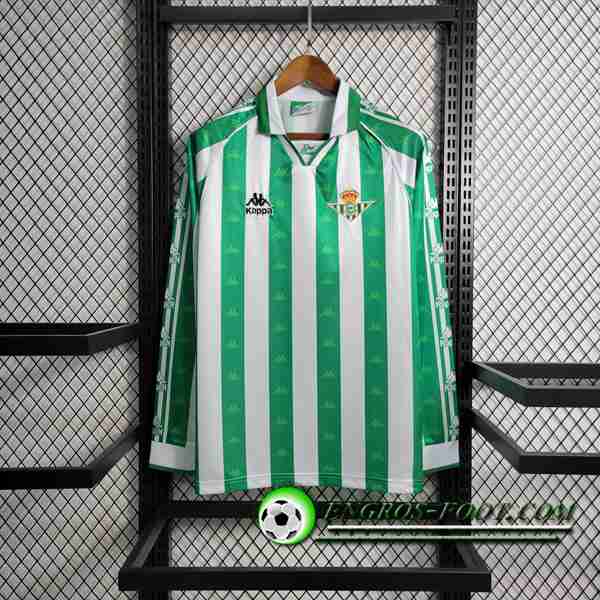 Maillot de Foot Real Betis Retro Domicile Manches Longues 1995/1997