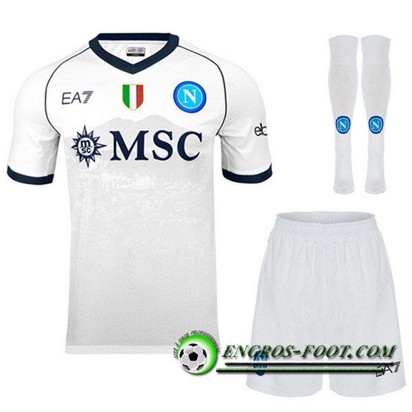 Ensemble Maillot SSC Naples Exterieur (Short + Chaussettes) 2023/2024