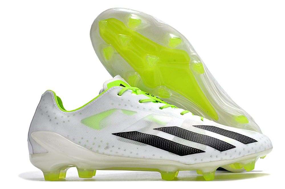 Adidas Chaussures de Foot X Crazyfast+ FG Football Boots Blanc/Vert