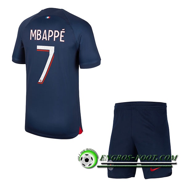 Maillot de Foot PSG (MBAPPÉ #7) Enfants 2023/2024 Domicile