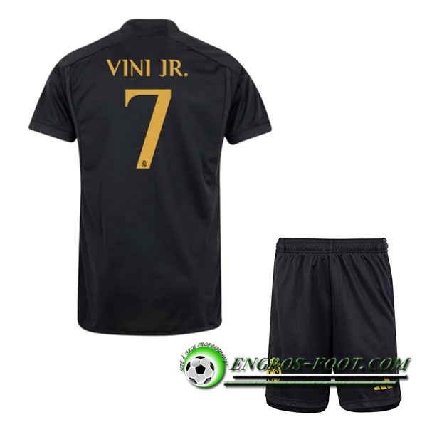 Maillot de Foot Real Madrid (VINI JR. #7) Enfants 2023/2024 Third