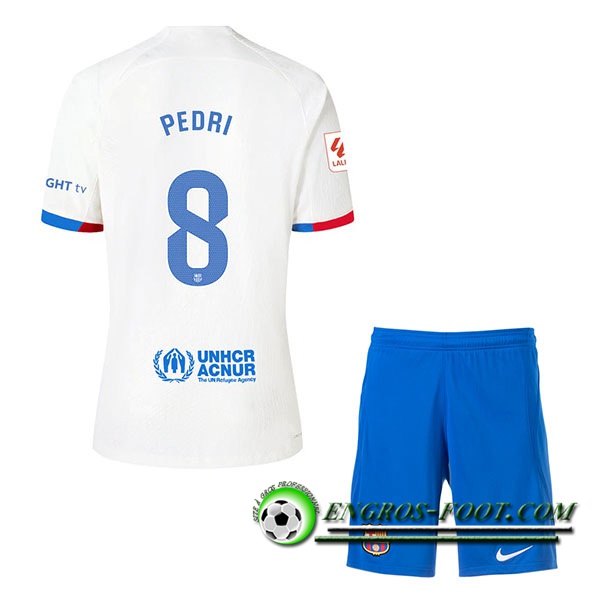 Maillot de Foot Barcelona (PEDRI #8) Enfants 2023/2024 Exterieur