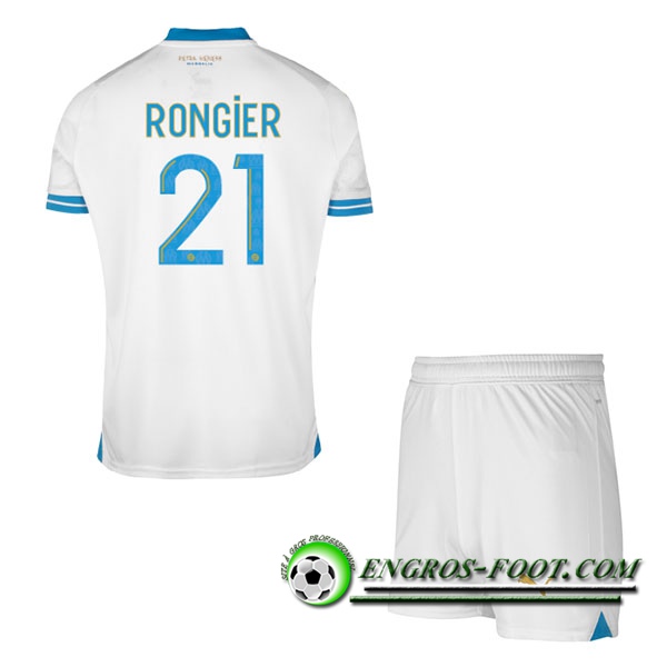 Maillot de Foot Marseille (RONGIER #21) Enfants 2023/2024 Domicile