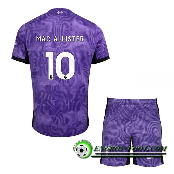 Maillot de Foot Liverpool (MAC ALLISTER #10) Enfants 2023/2024 Third