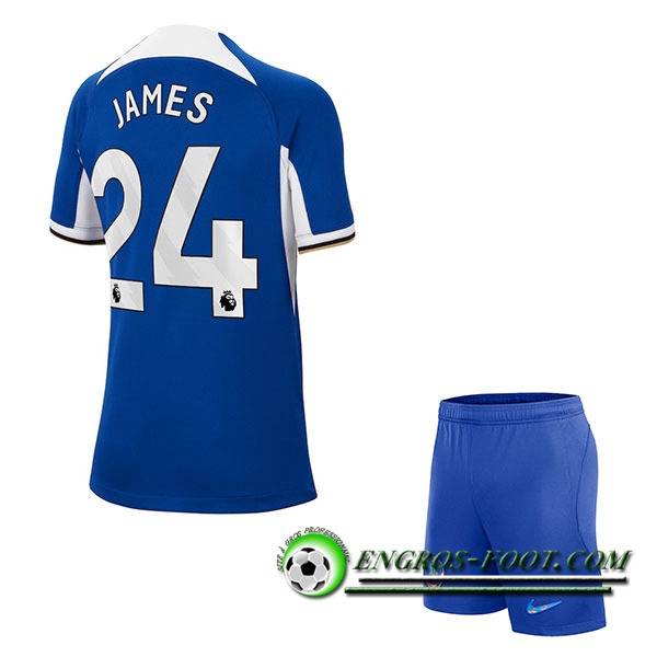 Maillot de Foot Chelsea (JAMES #24) Enfants 2023/2024 Domicile