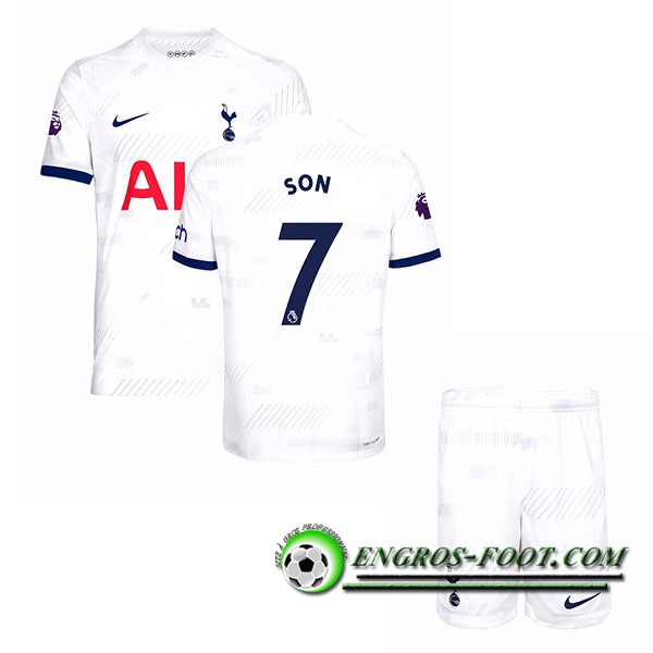 Maillot de Foot Tottenham Hotspur (SON #7) Enfants 2023/2024 Domicile