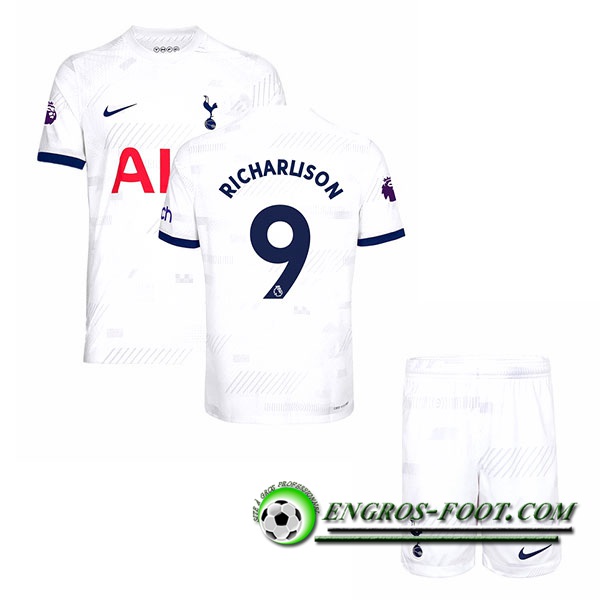 Maillot de Foot Tottenham Hotspur (RICHARLISON #9) Enfants 2023/2024 Domicile