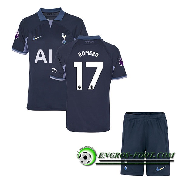 Maillot de Foot Tottenham Hotspur (ROMERO #17) Enfants 2023/2024 Exterieur