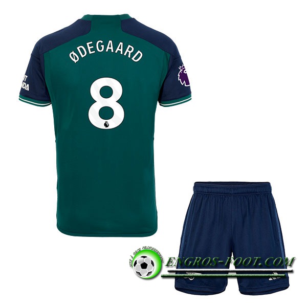 Maillot de Foot Arsenal (ØDEGAARD #8) Enfants 2023/2024 Third