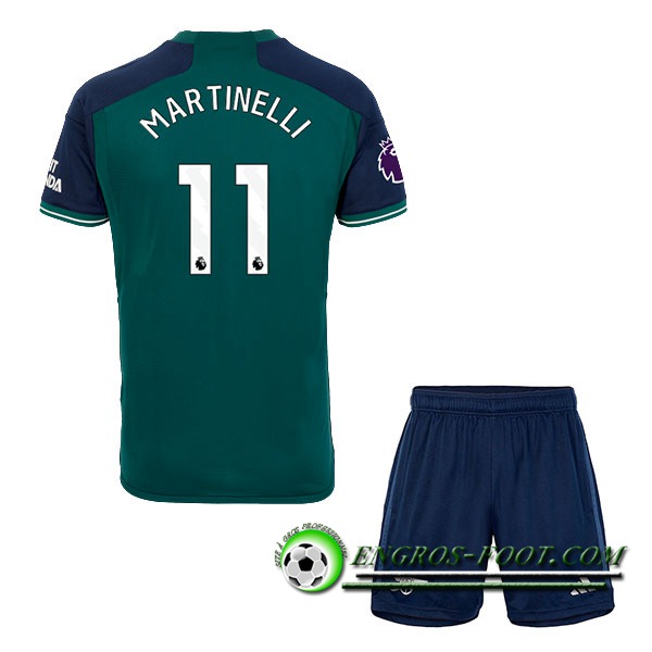 Maillot de Foot Arsenal (MARTINELLI #11) Enfants 2023/2024 Third