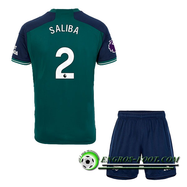 Maillot de Foot Arsenal (SALIBA #2) Enfants 2023/2024 Third