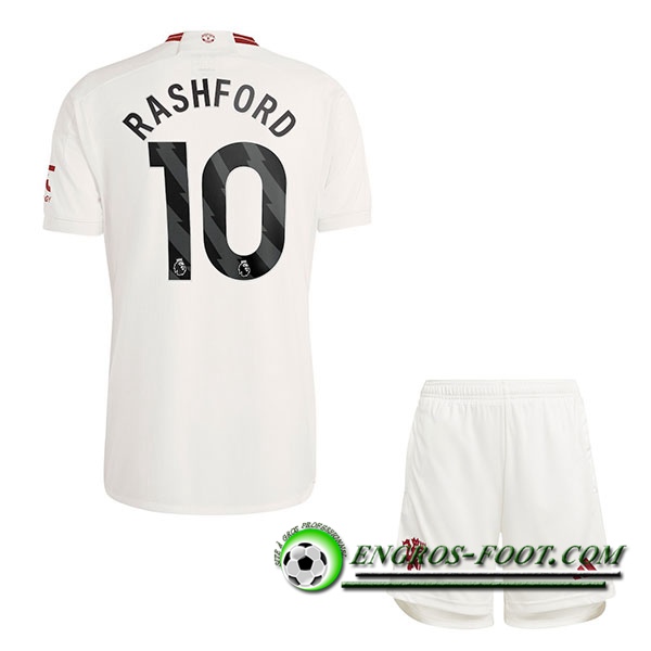 Maillot de Foot Manchester United (RASHFORD #10) Enfants 2023/2024 Third