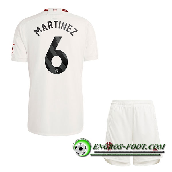 Maillot de Foot Manchester United (MARTINEZ #6) Enfants 2023/2024 Third