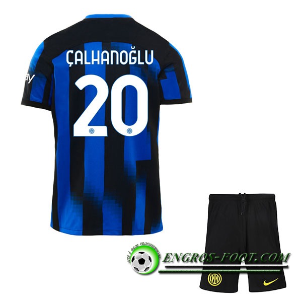 Maillot de Foot Inter Milan (CALHANOGLU #20) Enfants 2023/2024 Domicile