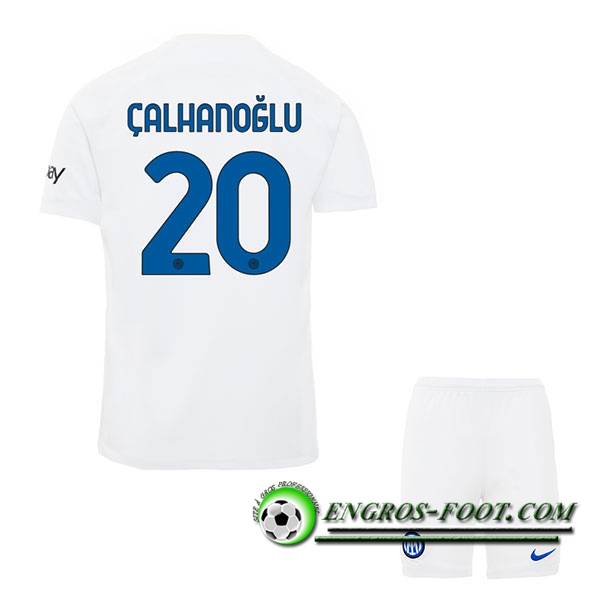 Maillot de Foot Inter Milan (CALHANOGLU #20) Enfants 2023/2024 Exterieur