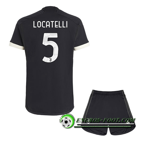 Maillot de Foot Juventus (LOCATELLI #5) Enfants 2023/2024 Third