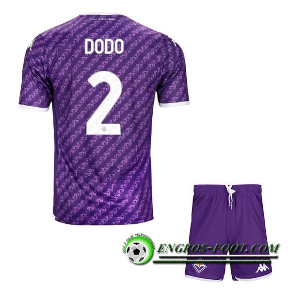 Maillot de Foot ACF Fiorentina (DODO #2) Enfants 2023/2024 Domicile