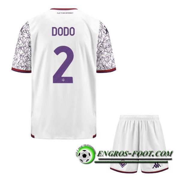 Maillot de Foot ACF Fiorentina (DODO #2) Enfants 2023/2024 Exterieur