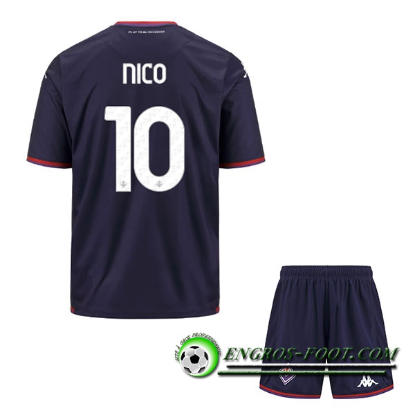 Maillot de Foot ACF Fiorentina (NICO #10) Enfants 2023/2024 Third