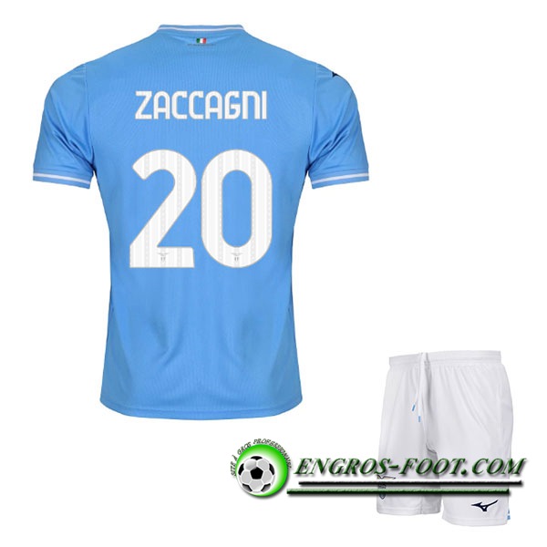 Maillot de Foot SS Lazio (ZACCAGNI #20) Enfants 2023/2024 Domicile