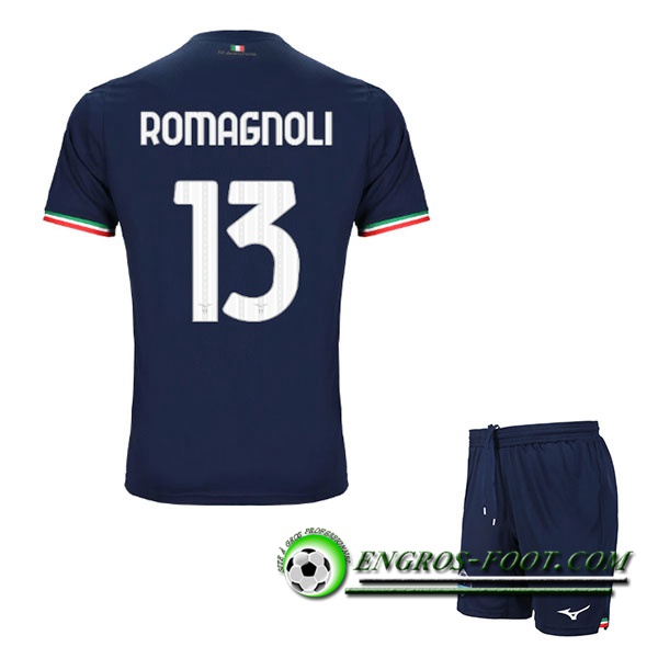 Maillot de Foot SS Lazio (ROMAGNOLI #13) Enfants 2023/2024 Exterieur