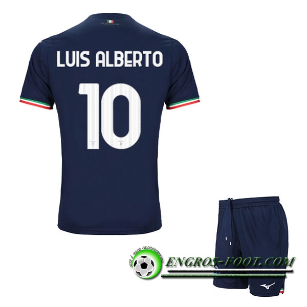 Maillot de Foot SS Lazio (LUIS ALBERTO #10) Enfants 2023/2024 Exterieur