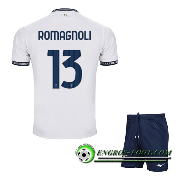 Maillot de Foot SS Lazio (ROMAGNOLI #13) Enfants 2023/2024 Third