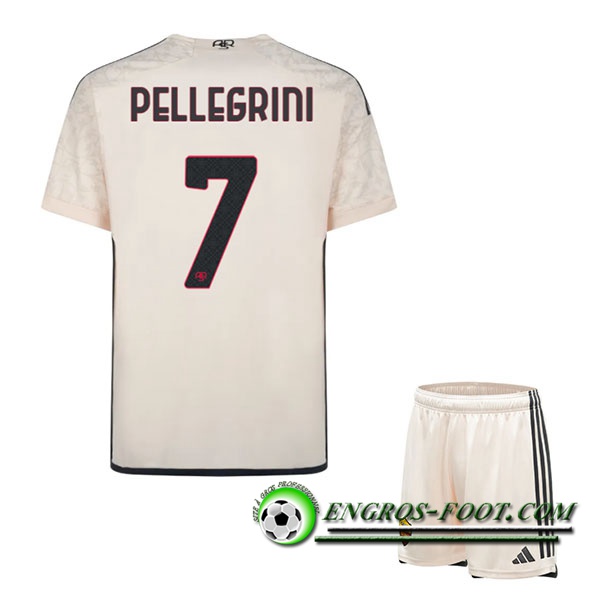 Maillot de Foot As Rome (PELLEGRINI #7) Enfants 2023/2024 Exterieur