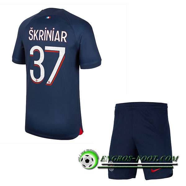 Maillot de Foot PSG (SKRINIAR #37) Enfants 2023/2024 Domicile