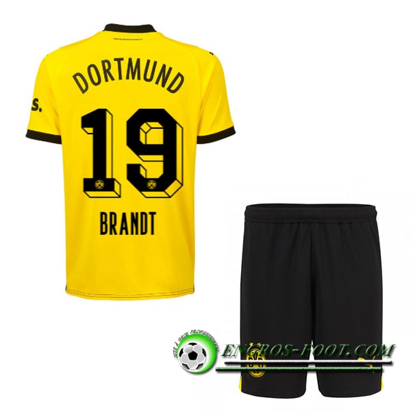 Maillot de Foot Dortmund BVB (BRANDT #19) Enfants 2023/2024 Domicile