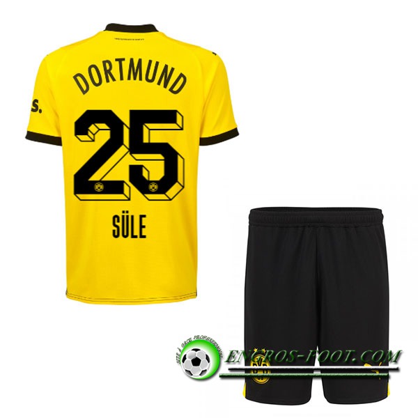 Maillot de Foot Dortmund BVB (SÜLE #25) Enfants 2023/2024 Domicile