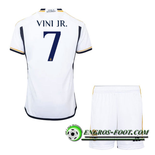 Maillot de Foot Real Madrid (VINI JR. #7) Enfants 2023/2024 Domicile