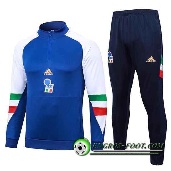 Ensemble Survetement de Foot Italie Bleu 2023/2024 -02