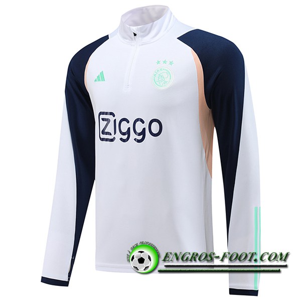 Sweatshirt Training Ajax Blanc 2023/2024 -02