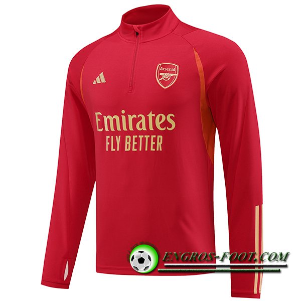 Sweatshirt Training Arsenal Rouge 2023/2024 -02