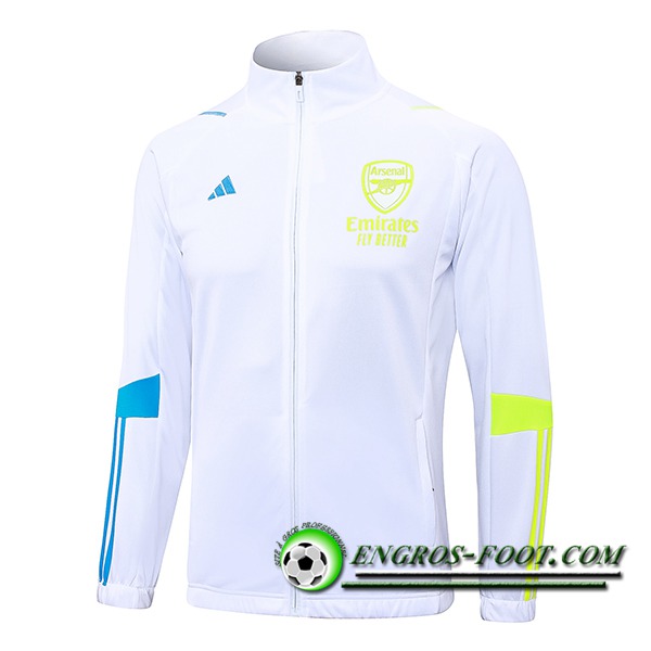 Veste Foot Arsenal Blanc 2023/2024