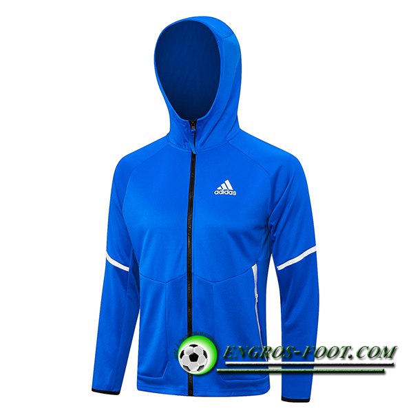 Veste A Capuche Adidas Bleu 2023/2024