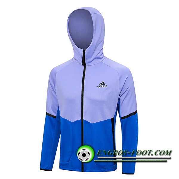 Veste A Capuche Adidas Bleu/Pourpre 2023/2024